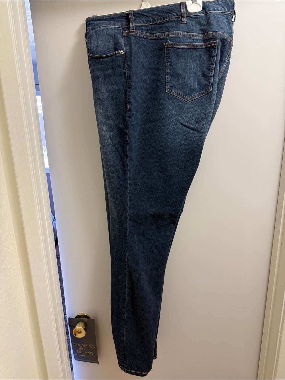 torrid women’s Slim Straight Dark Blue Jeans